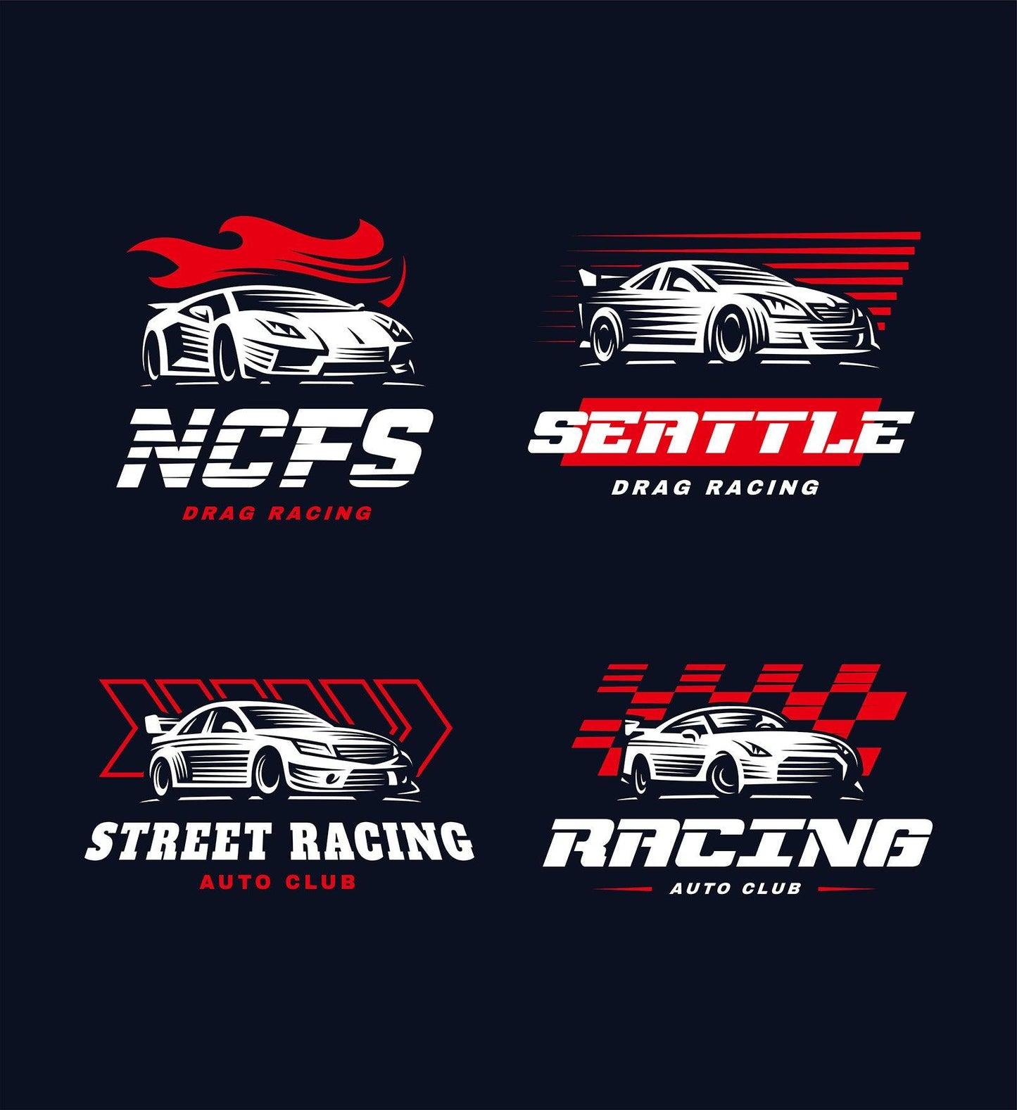 3D Black Racing Car Quilt Cover Set Bedding Set Pillowcases 52