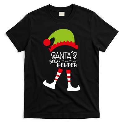 Santas Little Helper Elf Holiday T-Shirt