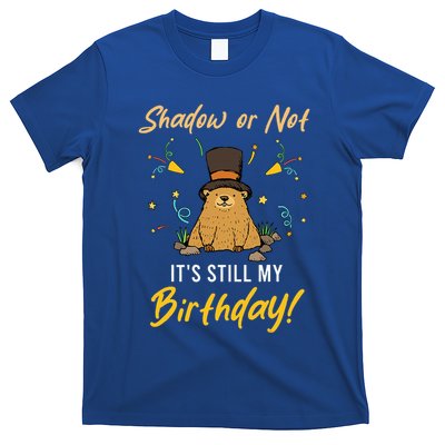 Shadow Or Not ItS Still My Birthday Groundhog Day T-Shirt