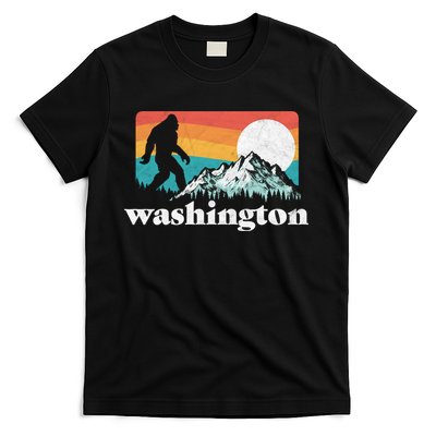 State Of Washington Pacific Northwest Bigfoot Mountain T-Shirt