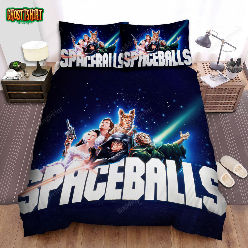 Spaceballs (1987) Movie Wallpaper Bed Sheets Duvet Cover Bedding Set