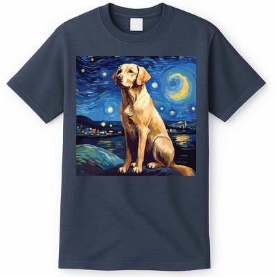 Surreal Starry Night Labrador Retriever Dog T-Shirt