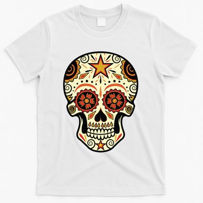 Sugar Skull Spanish Day Of Dead Dia De Los Muertos T-Shirt