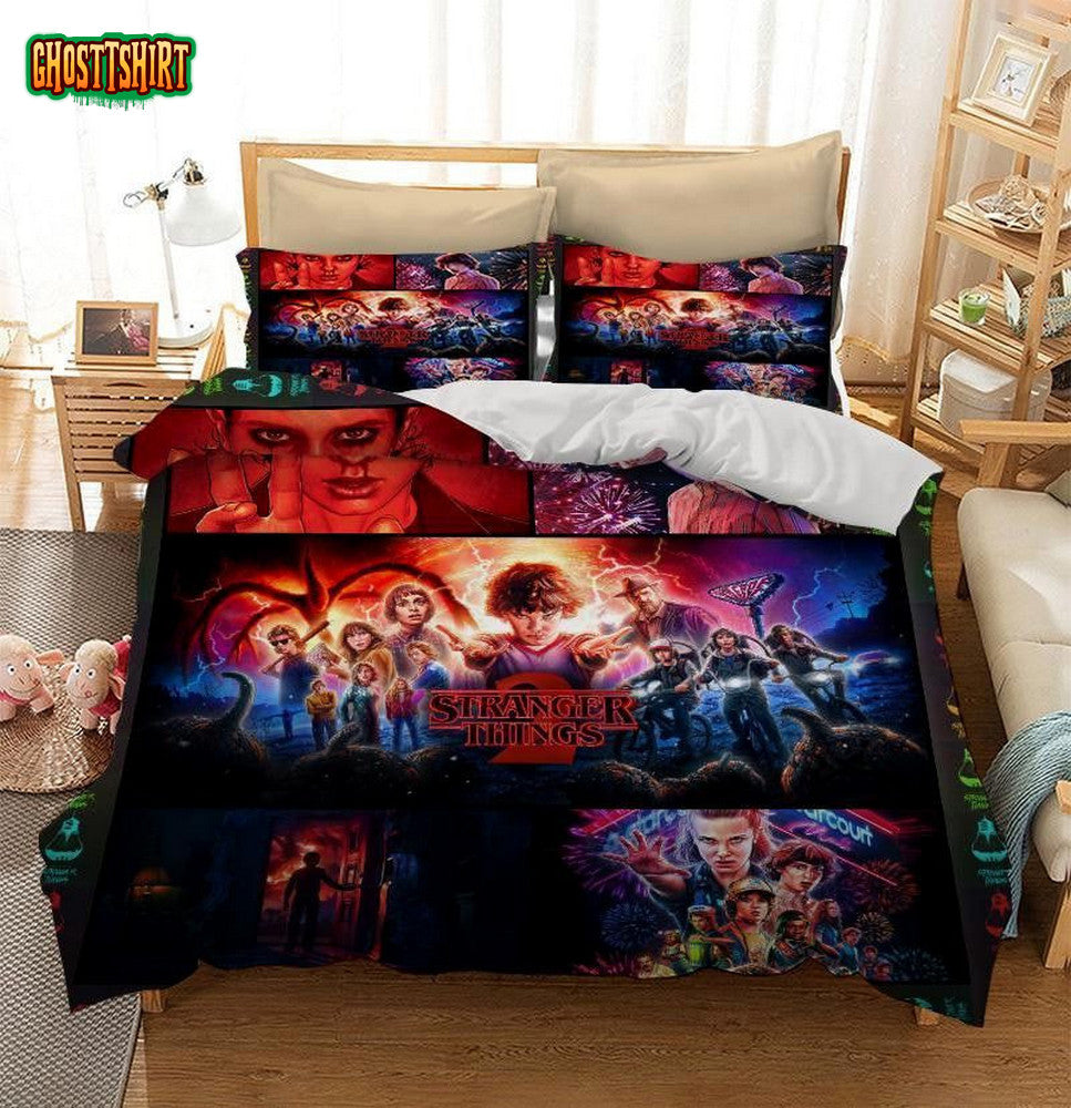 Stranger Things Poster Duvet Cover Bedding Set