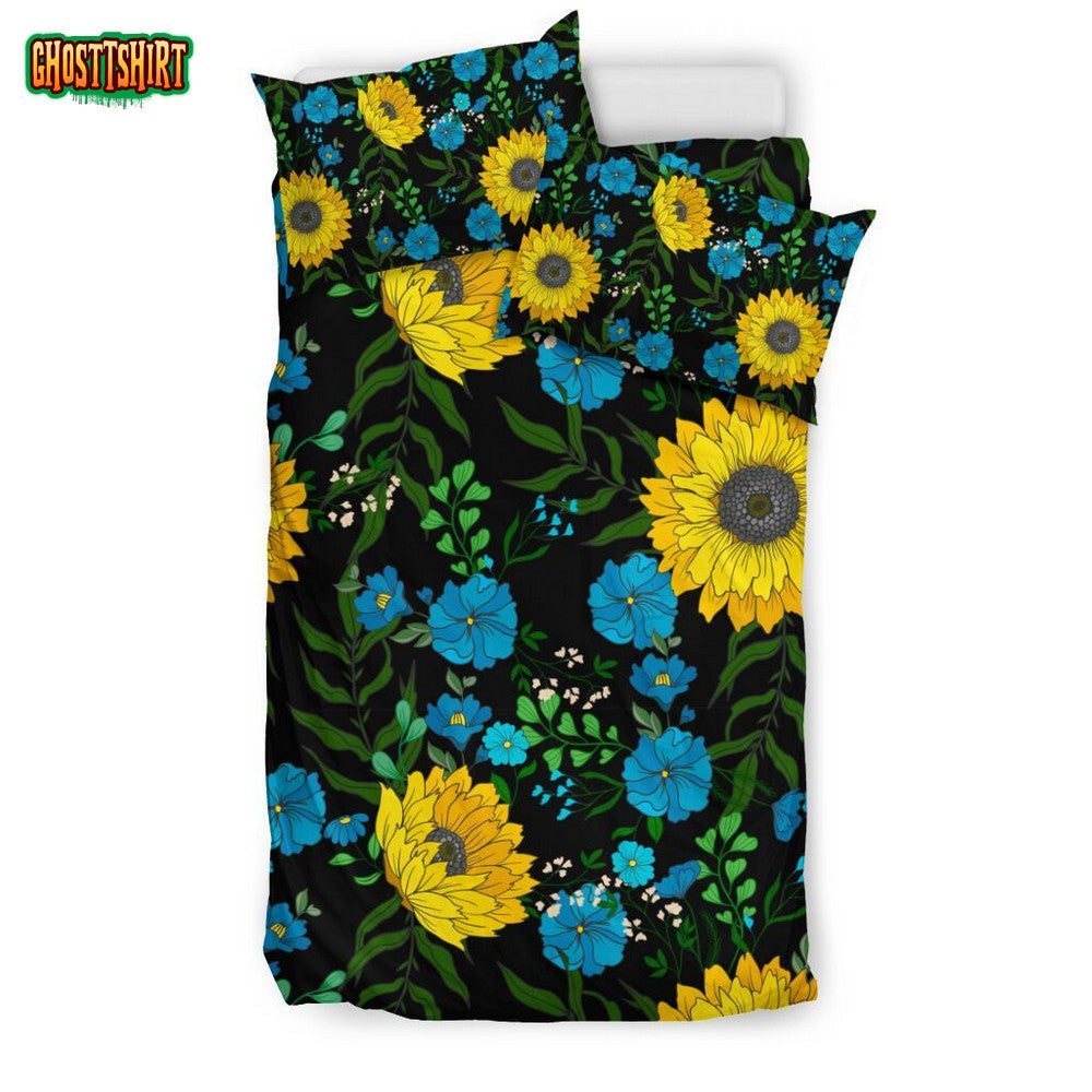 Sunflower Bed Sheets Duvet Cover Bedding Set