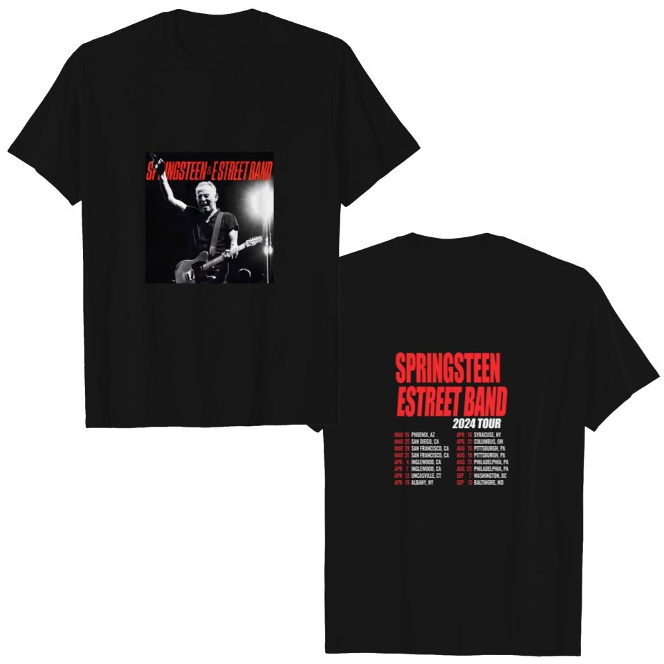 Bruce Springsteen 2024 Tour Shirt, 2024 Bruce Springsteen Tour tshirt