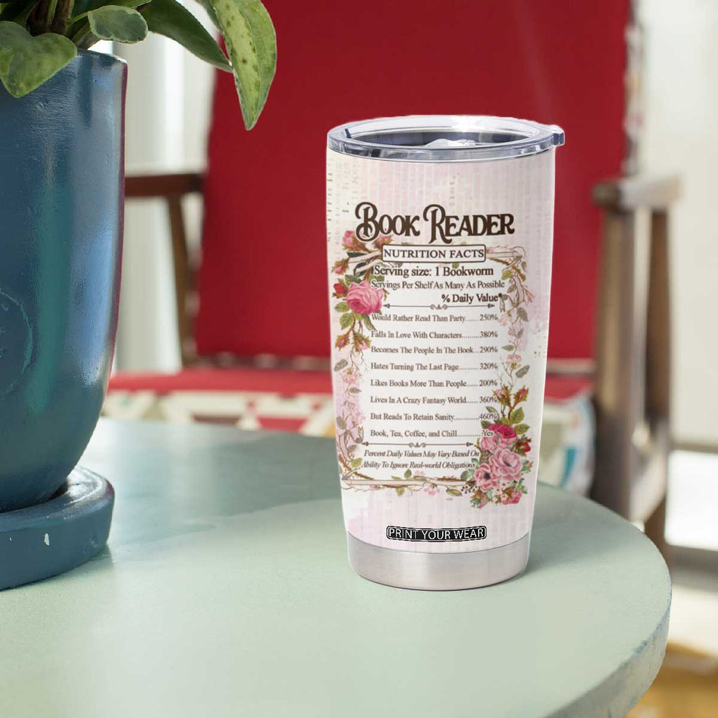 Book Lover Tumbler Cup The Little Voices In My Head Keep Telling Me Get More Books TB09