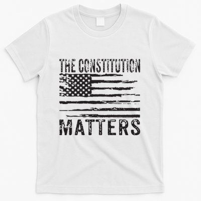 The Constitution Matters Vintage Patriotic American Flag T-Shirt
