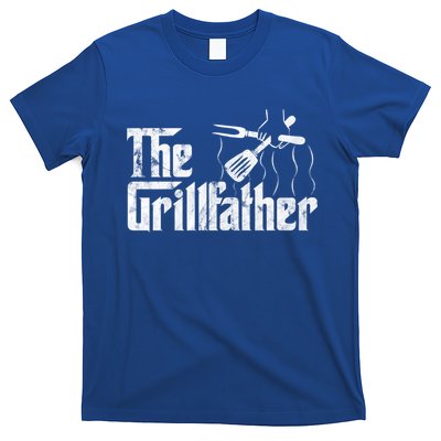 The Grillfather Vintage Bbq Barbecue Grill Chef Gift Idea Cool Gift T-Shirt