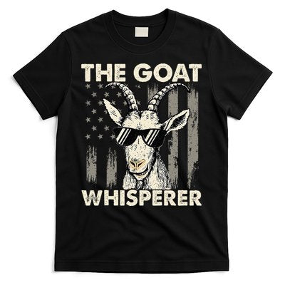 The Goat Whisperer USA American Flag Farm T-Shirt