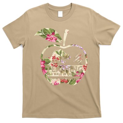 Teaching Is A Walk In The Park Funny Teacher Dinosaur T-Shirt