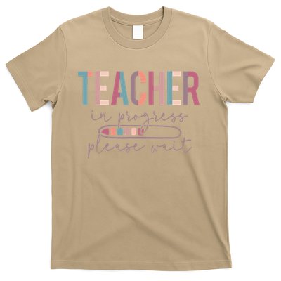 Teacher In Progress Please Wait Future Teacher Women Joke T-Shirt