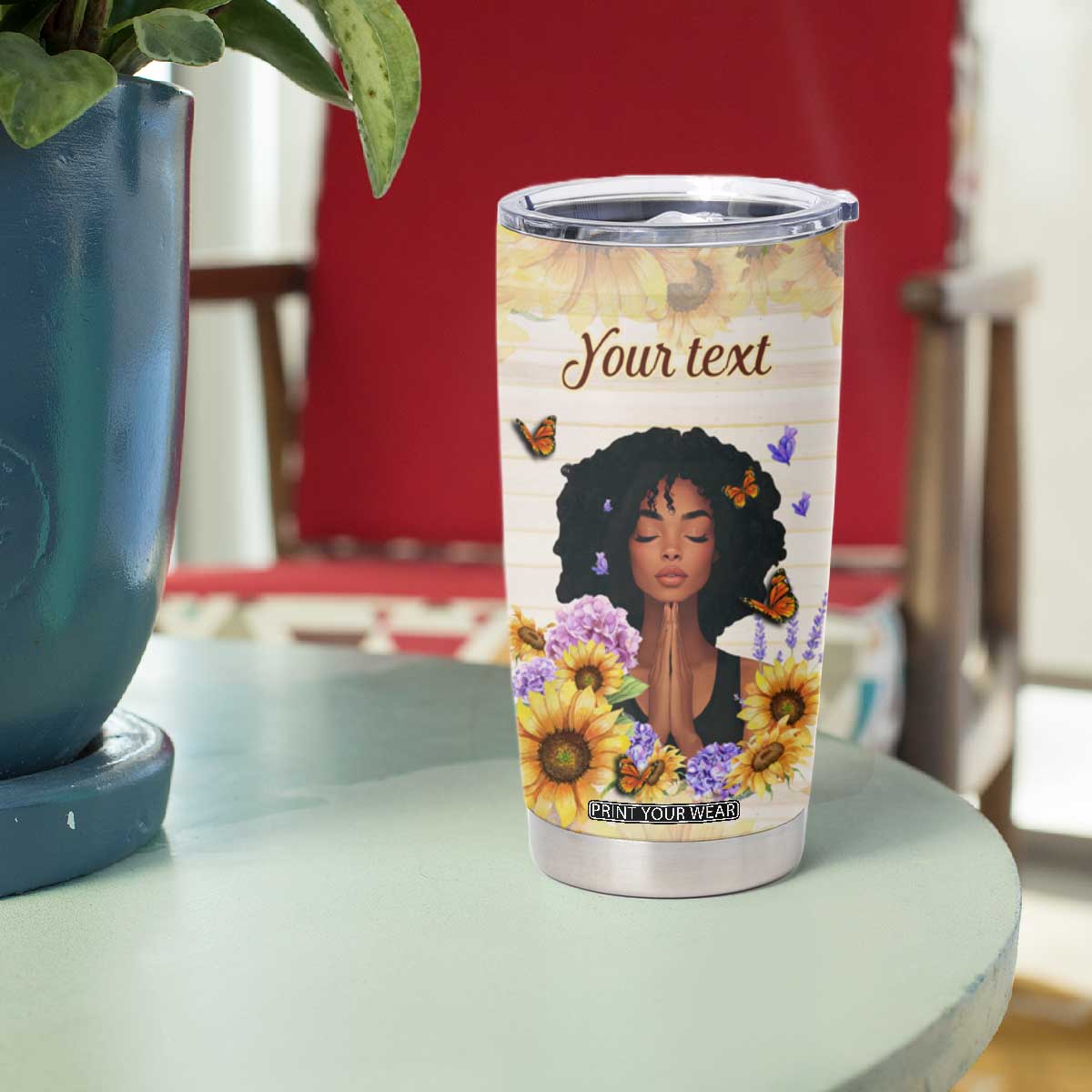 Black Woman God Says You Are Tumbler Cup Personalized TS04