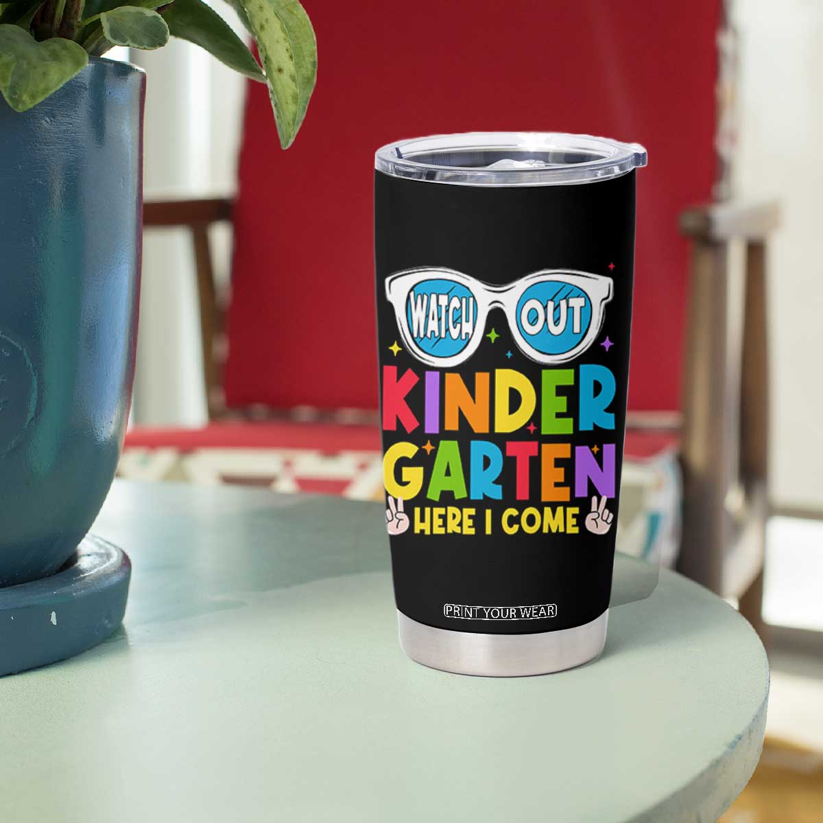 Back to School Kinder Tumbler Cup Funny Kindergarten Teacher Team TS10