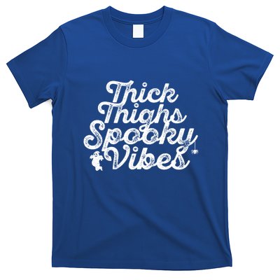 Thick Thighs Spooky Vibes Halloween Gift T-Shirt