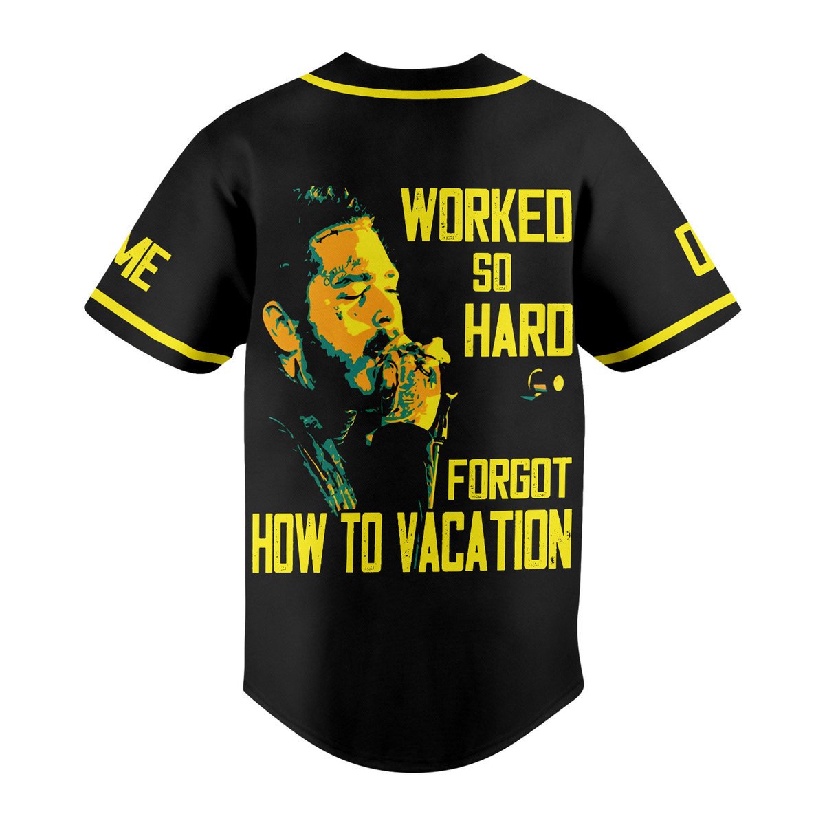 Unisex Design Post Malone Custom Baseball Jersey For Supportive Fans