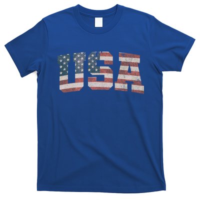 Usa Us Flag Patriotic 4th Of July America Gift T-Shirt