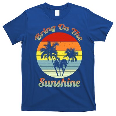 Vintage Bring On The Summer Sunshine Beach Gift T-Shirt