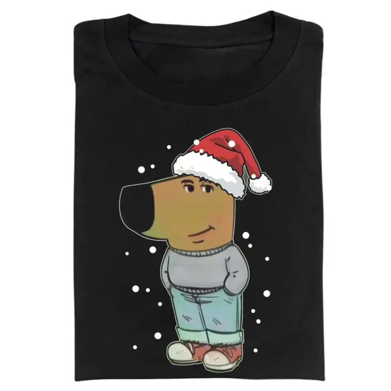 vintage CHILL GUY Shirt, CHILL GUY TEE, CHILL GUY Chrismart Shirt, Graphic Tee, funny shirts for women, funny tee shirt , meme tees Top Womenswear