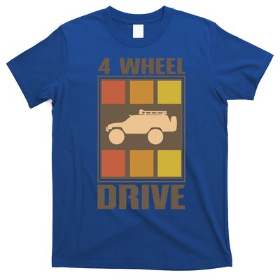 Vintage Offroad 4x4 Crawling Rock Crawler 4 Wheel Drive Gift T-Shirt