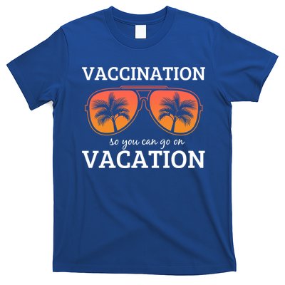 Vacation Vaccination Retro Vintage Oh Hey Vacay Gift T-Shirt