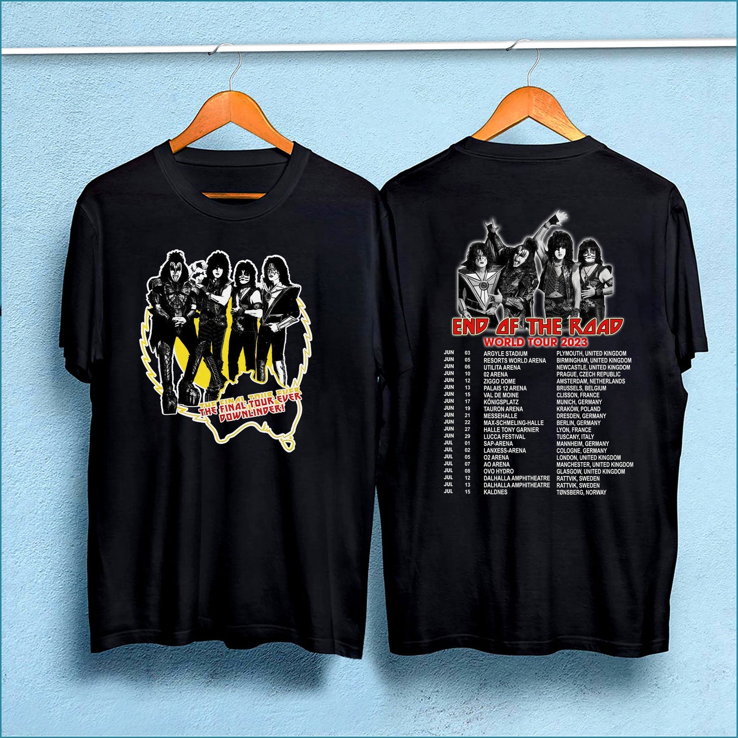 World Tour 2023 Ki.ss Band Shirt