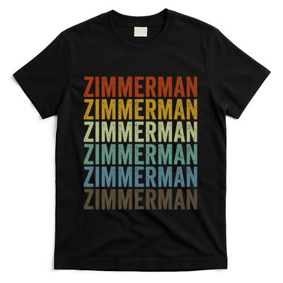ZIMMERMAN Gift Surname Funny Retro Vintage T-Shirt