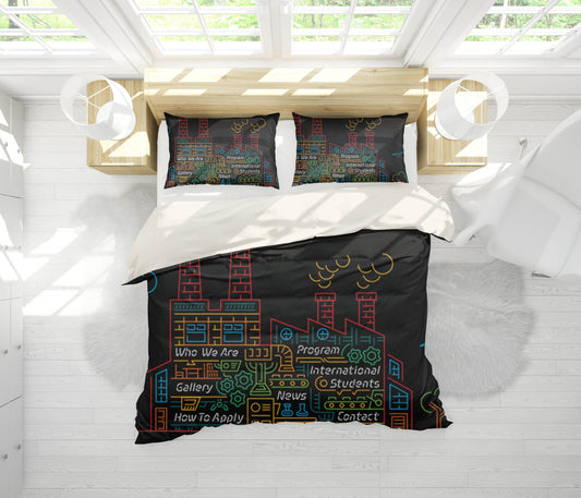 3D Cartoon Lab Quilt Cover Set Bedding Set Pillowcases 133