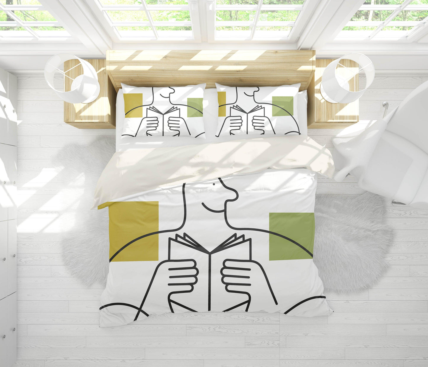 3D Cartoon Man Quilt Cover Set Bedding Set Pillowcases 87