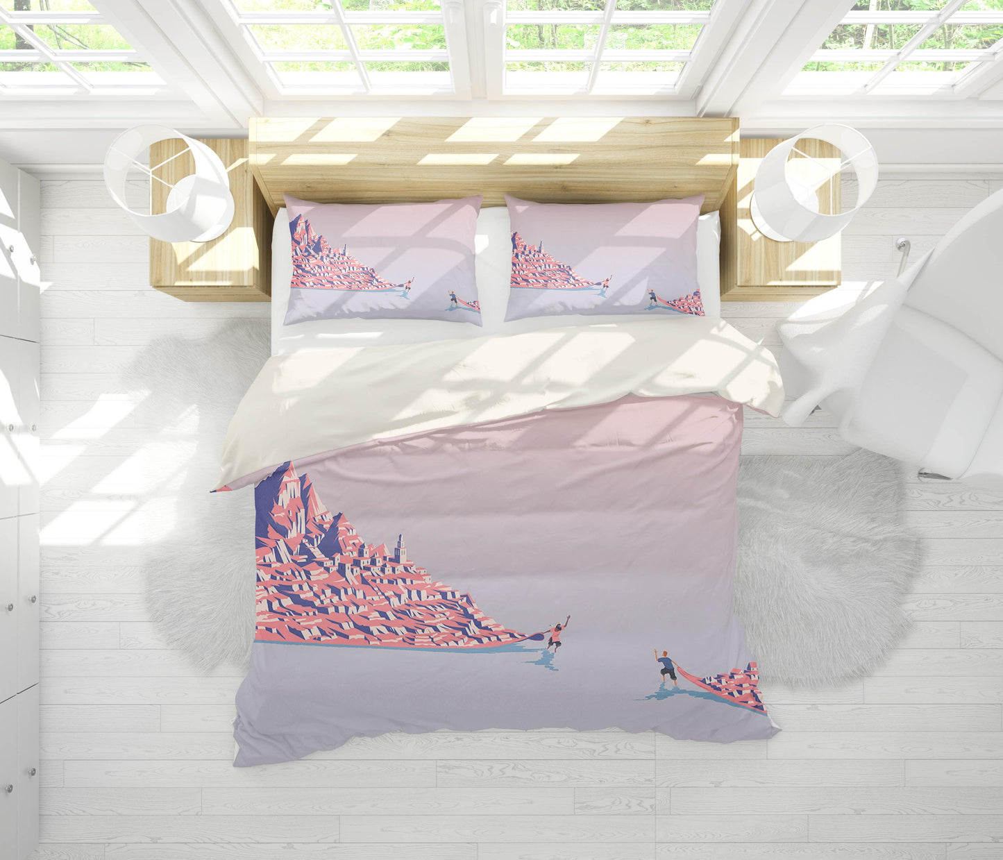 3D Cartoon Pattern Quilt Cover Set Bedding Set Pillowcases 196