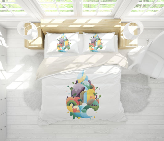 3D Cartoon Pattern Quilt Cover Set Bedding Set Pillowcases 159