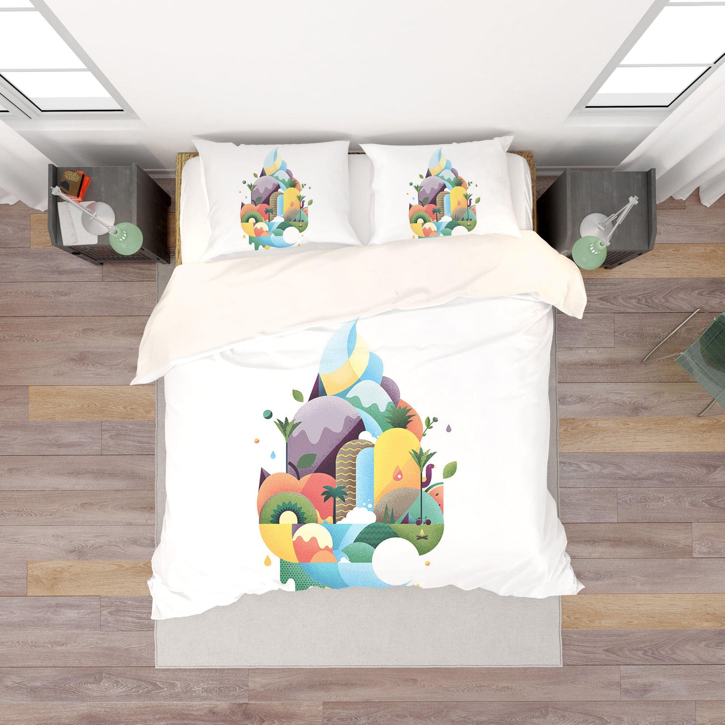 3D Cartoon Pattern Quilt Cover Set Bedding Set Pillowcases 159