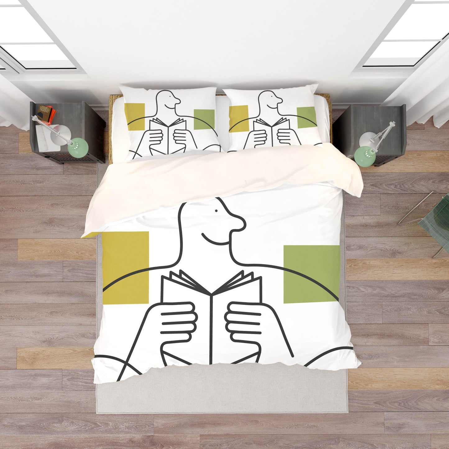 3D Cartoon Man Quilt Cover Set Bedding Set Pillowcases 87