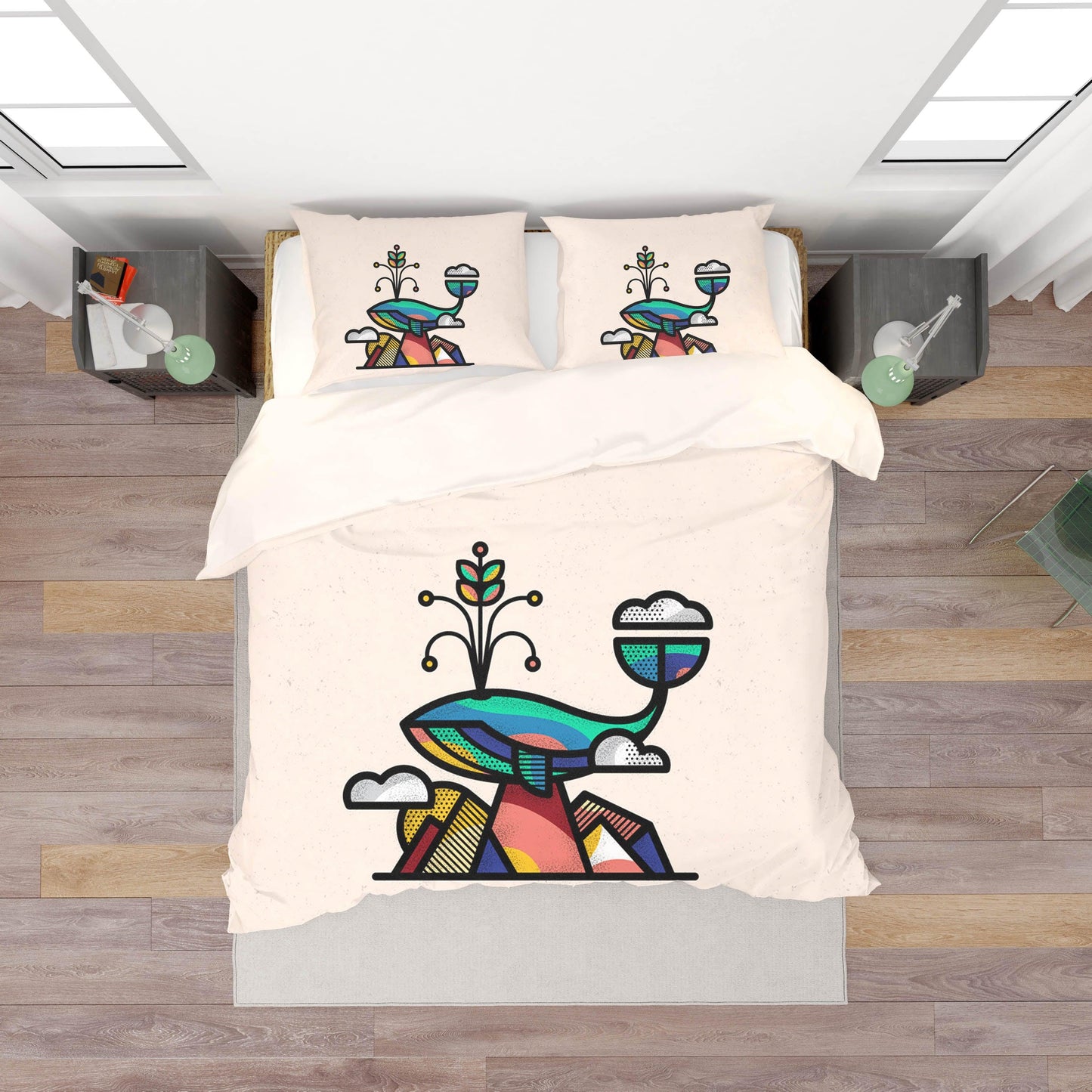 3D Cartoon Pattern Quilt Cover Set Bedding Set Pillowcases 85