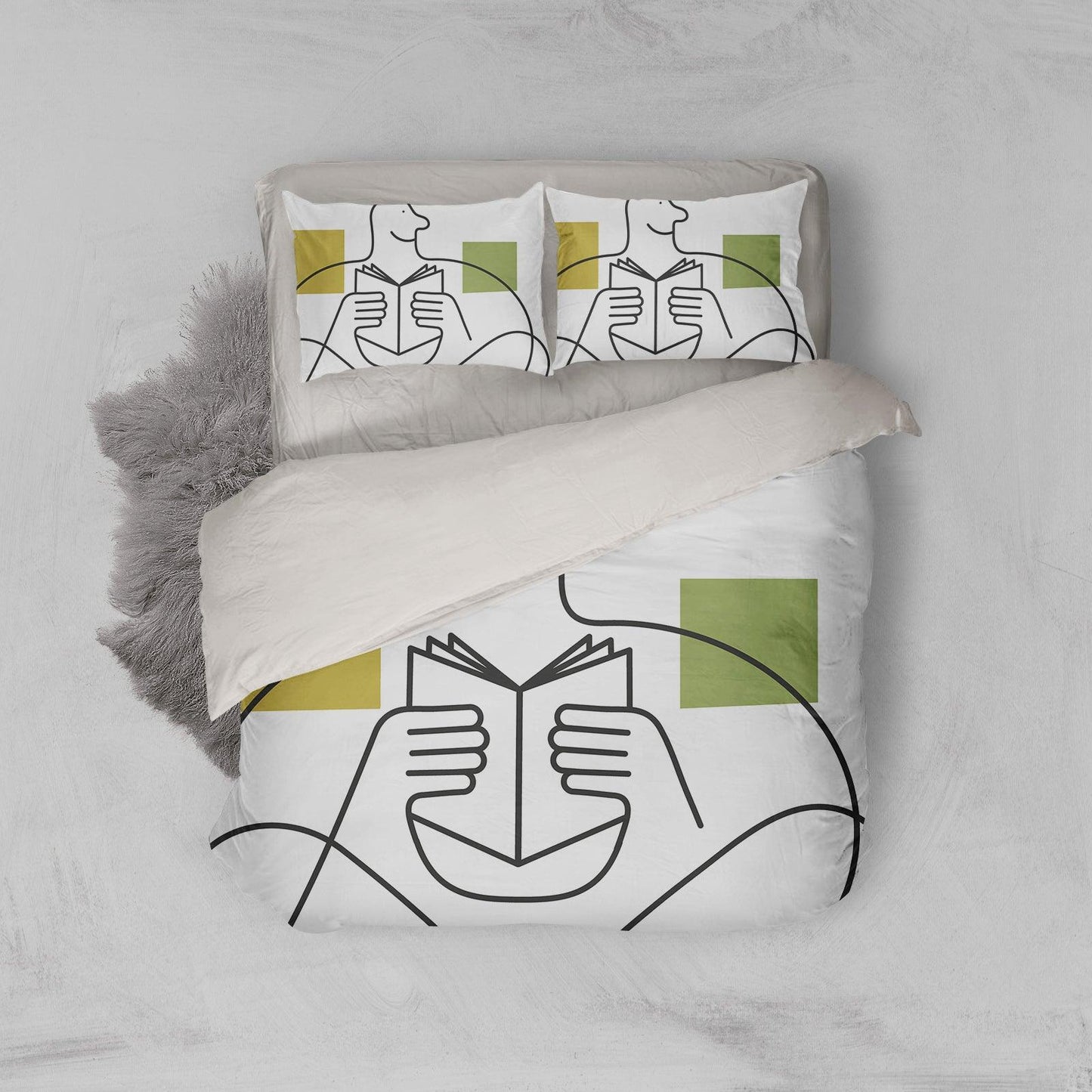 3D Cartoon Man Quilt Cover Set Bedding Set Pillowcases 87