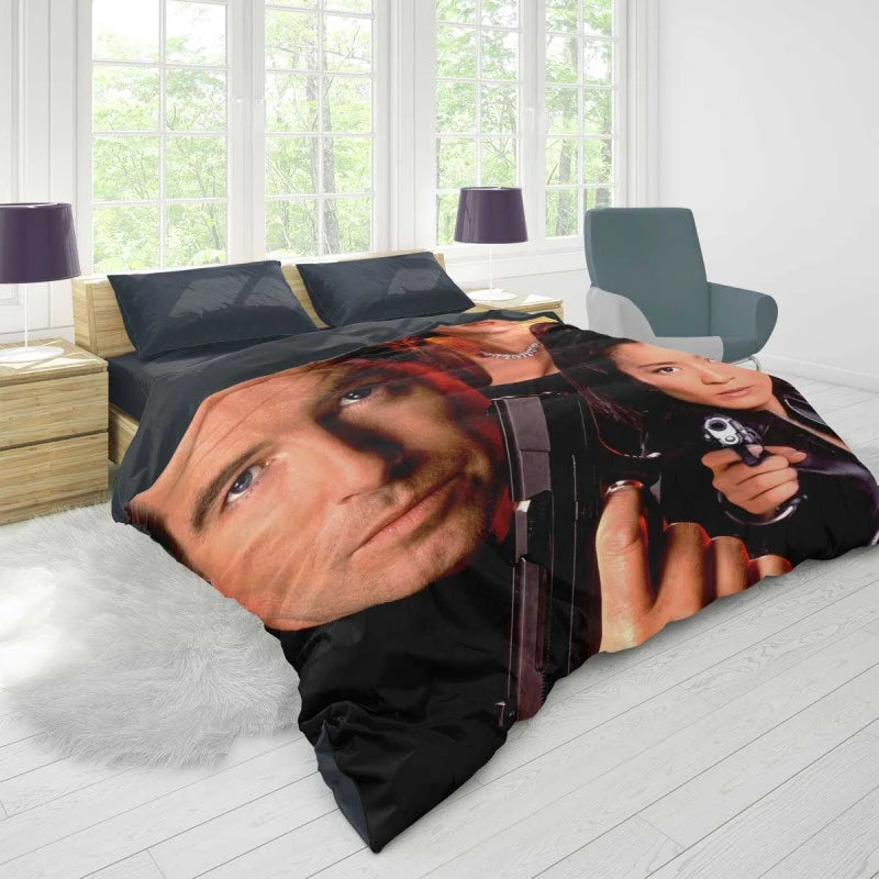 007 Tomorrow Never Dies James Bond Movie Duvet Cover