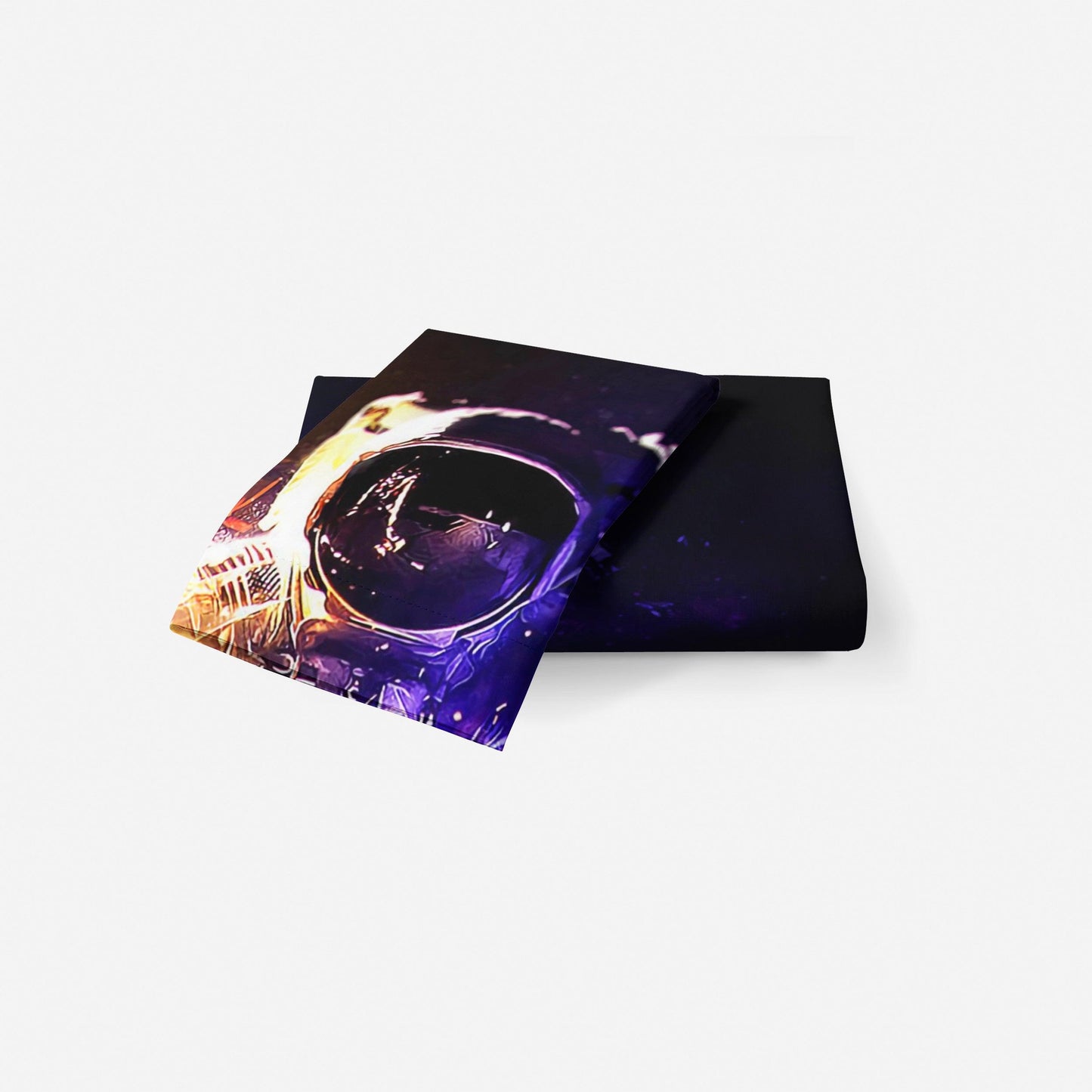 3D Black Purple Astronaut Quilt Cover Set Bedding Set Duvet Cover Pillowcases SF46