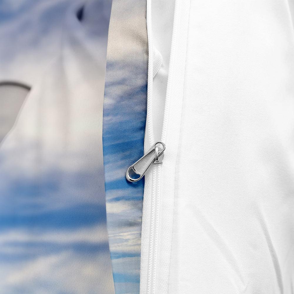 3D Blue Sea Beach Starfish Conch Quilt Cover Set Bedding Set Pillowcases 44