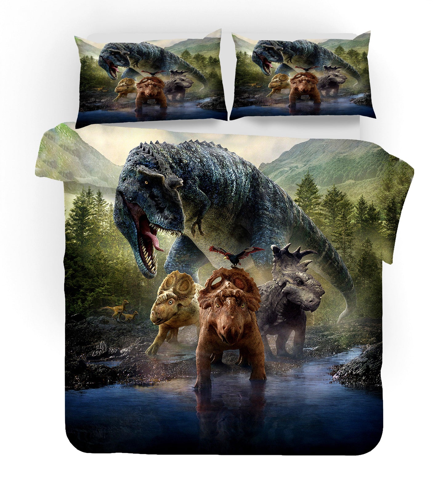 3D Animal Skeleton Jurassic Park Quilt Cover Set Bedding Set Duvet Cover Pillowcases 11