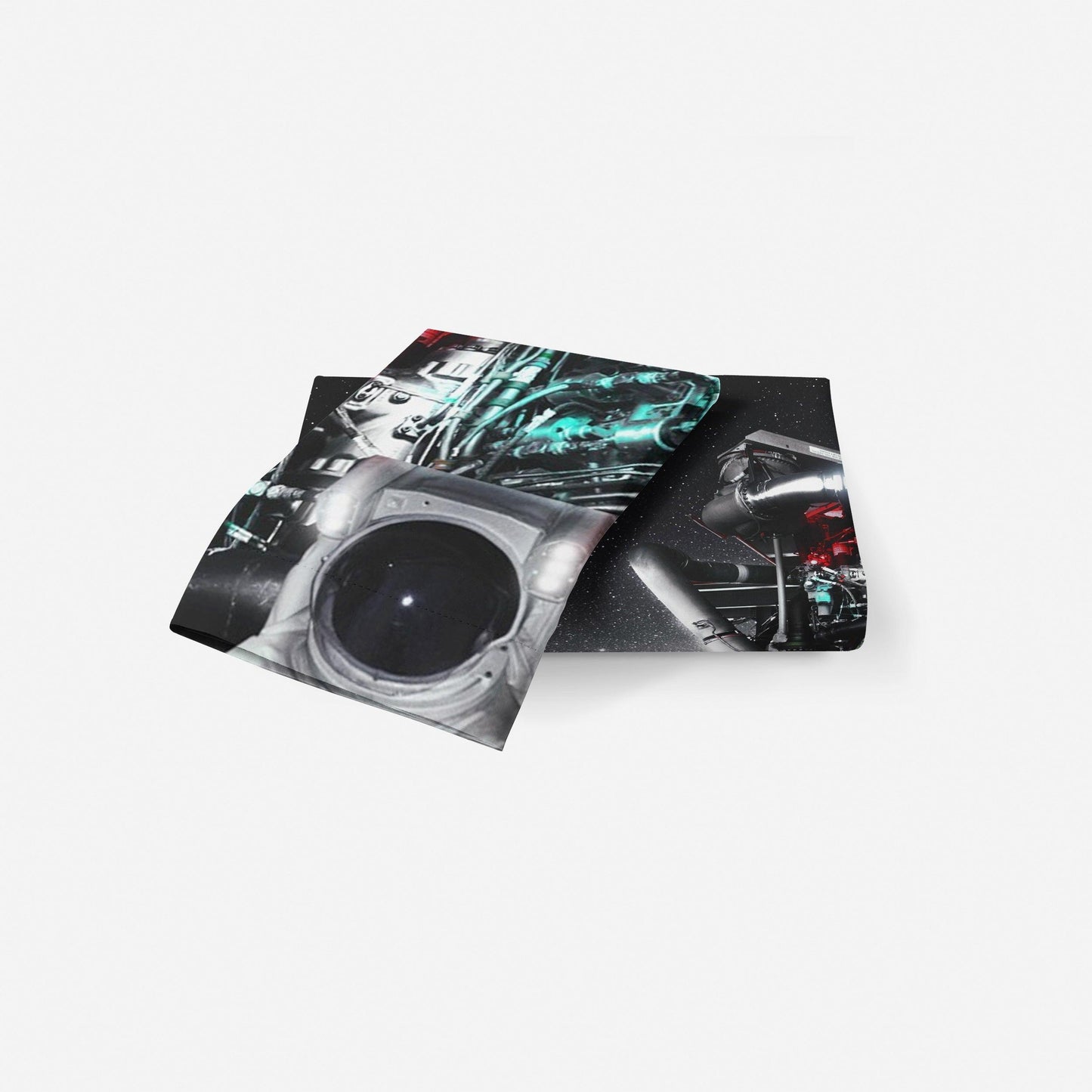 3D Black Astronaut Quilt Cover Set Bedding Set Duvet Cover Pillowcases SF47