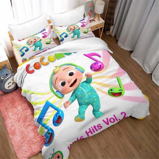 3D Cartoon Nursery Rhymes Pattern Quilt Cover Set Bedding Set Duvet Cover Pillowcases 57