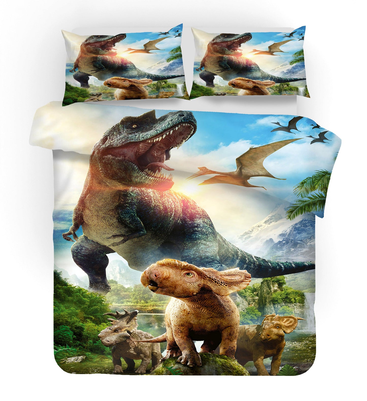 3D Animal Skeleton Jurassic Park Quilt Cover Set Bedding Set Duvet Cover Pillowcases 12