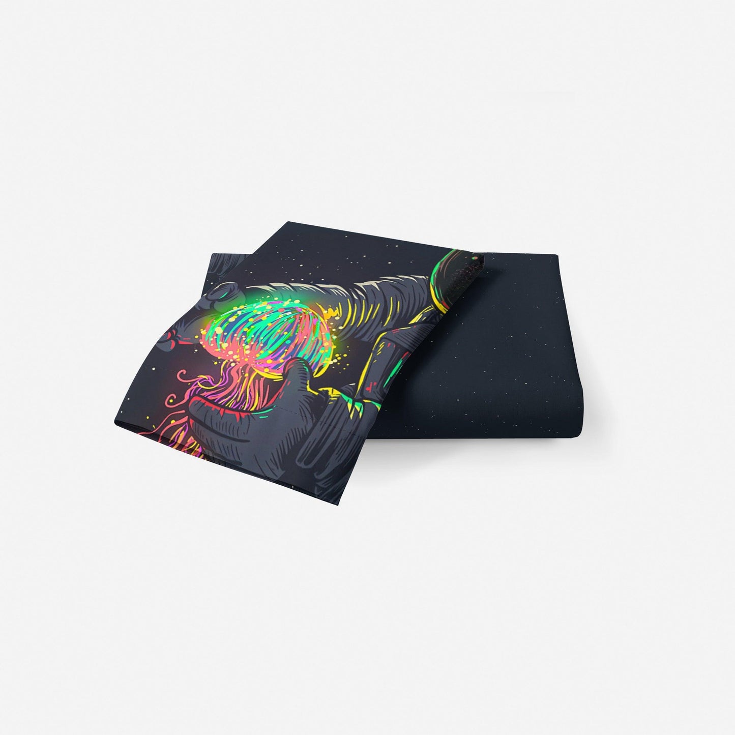 3D Black Astronaut Jellyfish Quilt Cover Set Bedding Set Duvet Cover Pillowcases SF49