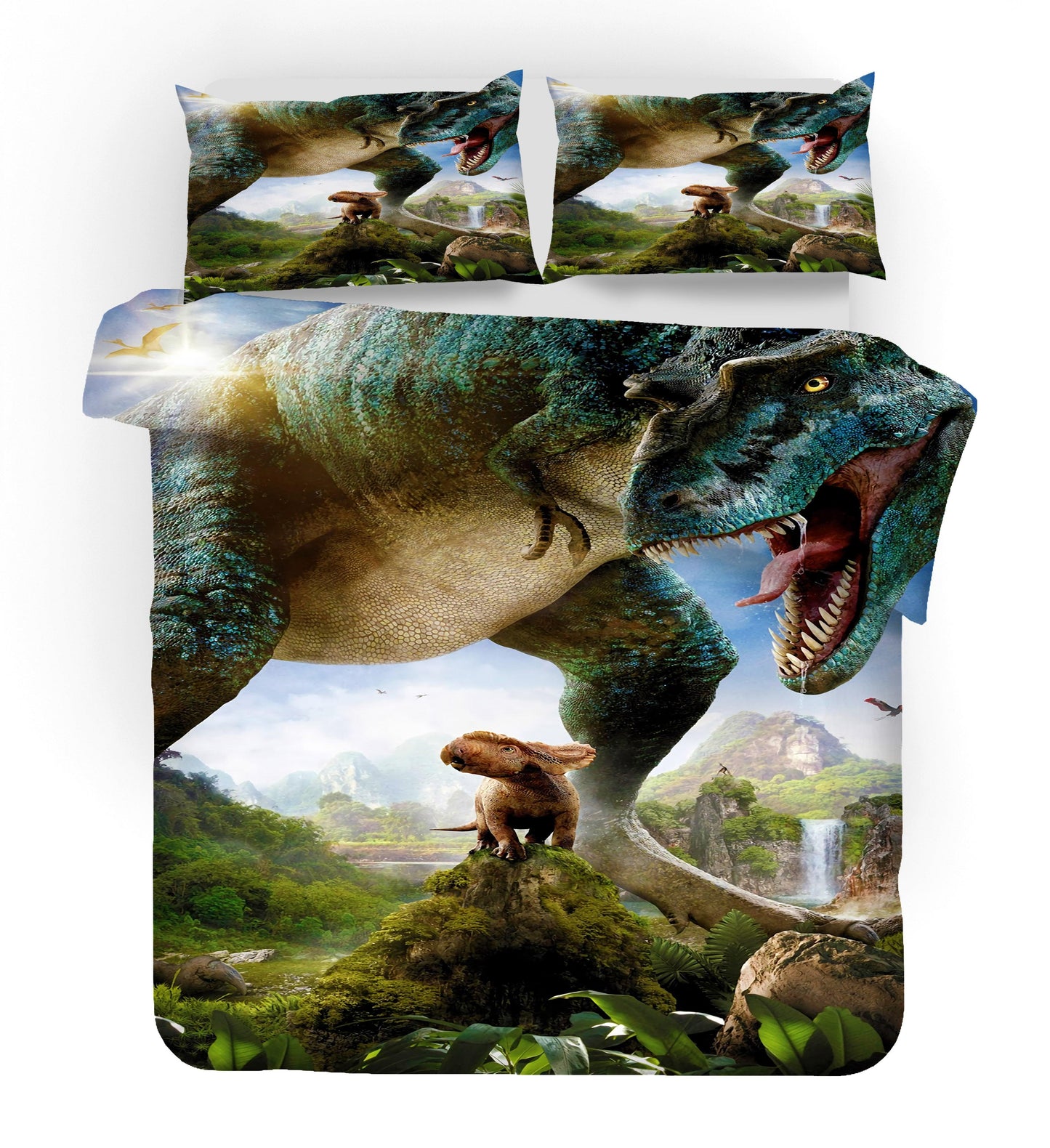 3D Animal Skeleton Jurassic Park Quilt Cover Set Bedding Set Duvet Cover Pillowcases 14