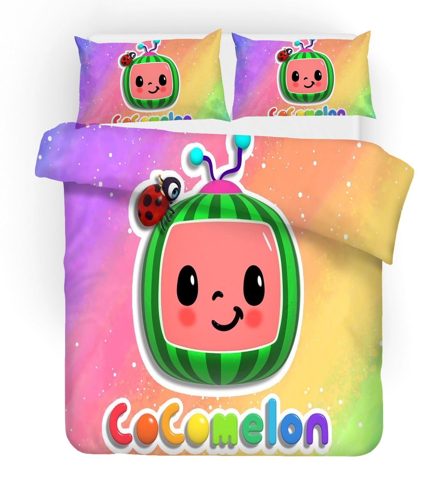 3D Cartoon Nursery Rhymes Pattern Quilt Cover Set Bedding Set Duvet Cover Pillowcases 59