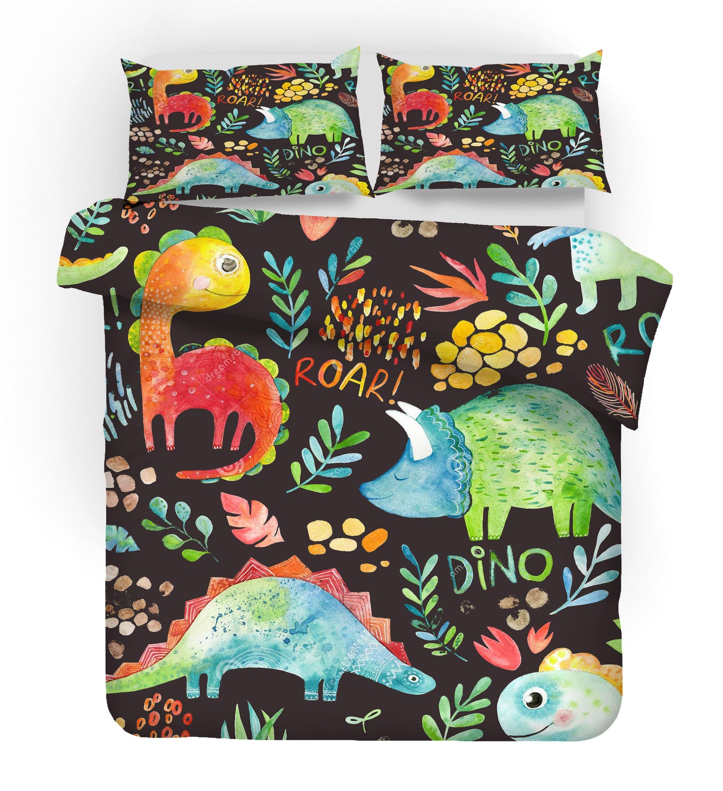 3D Cartoon Animal Dinosaur Quilt Cover Set Bedding Set Duvet Cover Pillowcases 54