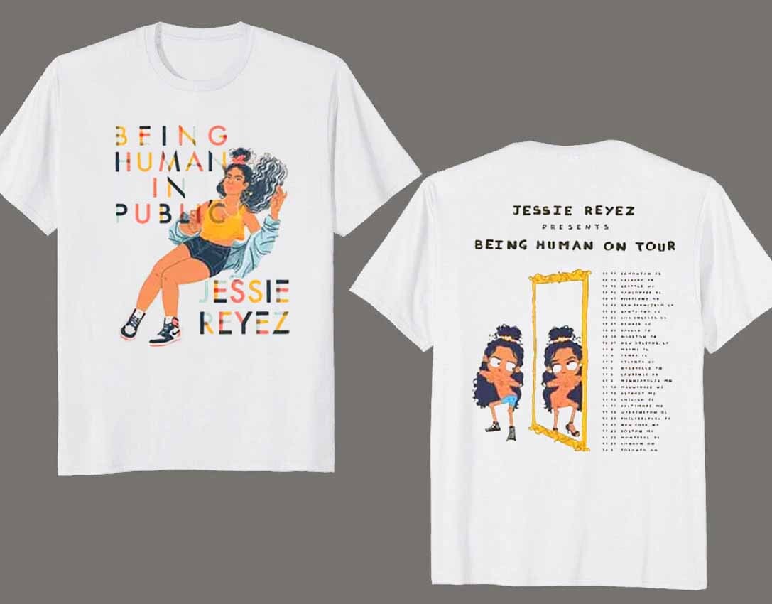 Jessie Reyez Being Human in Public On Tour 2022 T-Shirt