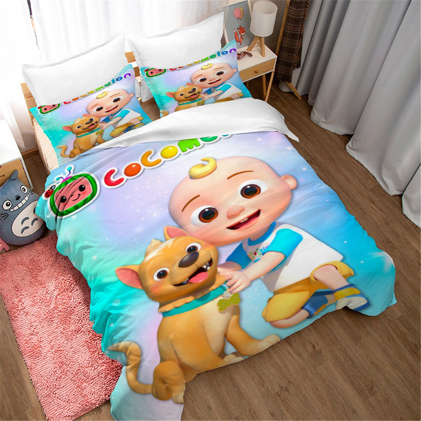 3D Cartoon Nursery Rhymes Pattern Quilt Cover Set Bedding Set Duvet Cover Pillowcases 63