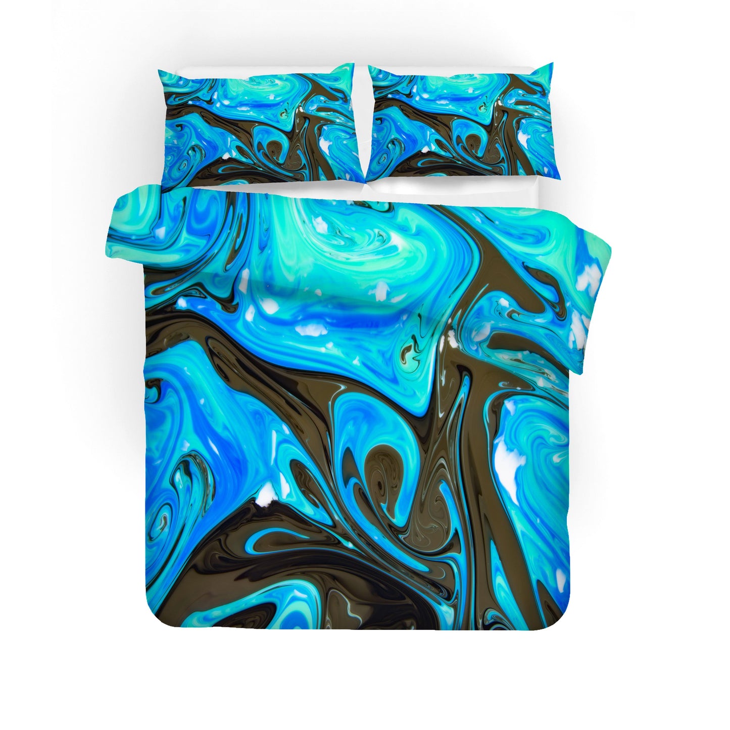 3D Blue Fluid Pattern Quilt Cover Set Bedding Set Duvet Cover Pillowcases 73