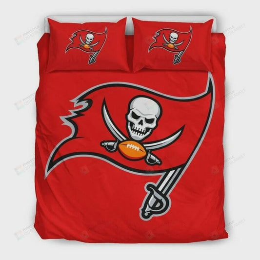 NFL Tampa Bay Buccaneers Red Bedding Set